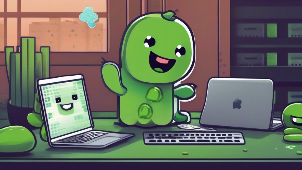 Commit domino meme illustration